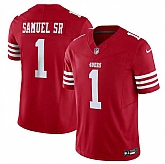 Men & Women & Youth San Francisco 49ers #1 Deebo Samuel Red 2024 F.U.S.E. Vapor Untouchable Limited Jersey,baseball caps,new era cap wholesale,wholesale hats